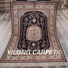 YILONG 4'x6' турецкий Шелковый ковер для продажи ручной работы изысканный Шелковый ковер(ZW065M4x6