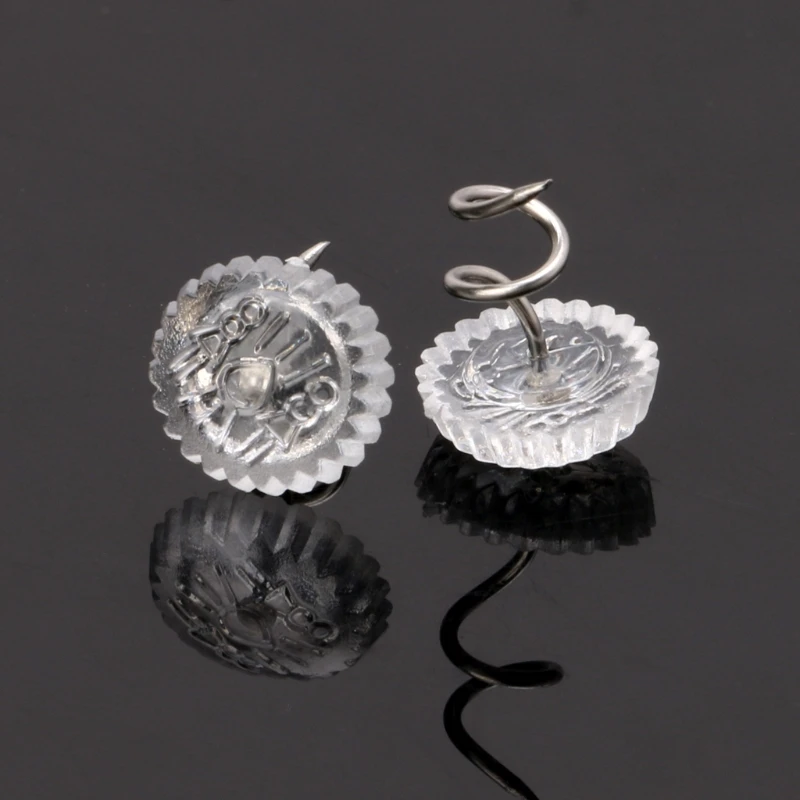 

10PCS Clear Heads Twist Pins for Upholstery and fixed Blankets Sofa sets