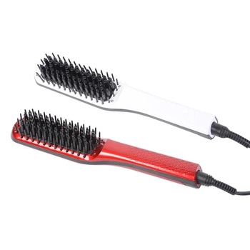 

Auto Power 50W Straight Hair Comb With Heating Elements Temperature Control High Quality Heating Brushes For Women