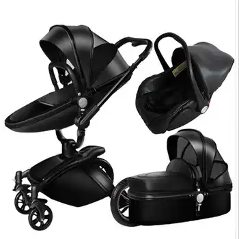 3 in 1 travel system baby pram & pushchair with car seat