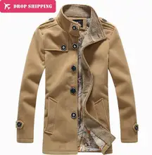 Rabatt Winter Männer Hochwertigen Wollmischungen Trenchcoat Männlich Plus Größe Dicke Warme Jacken Mantel, größe 5xl = us 3xl, g5181