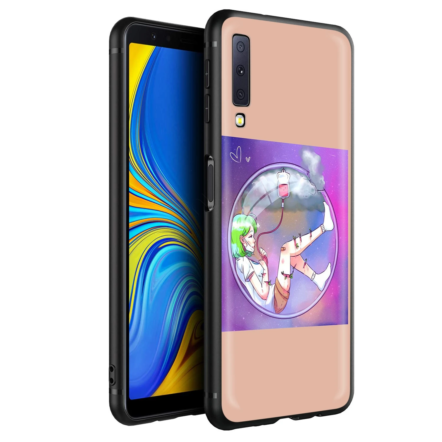 Чехол Earth Chan для Samsung Galaxy J6 A9 A8 A7 A70 A6 A5 A50 A40 A30 A3 A10 A51 A71 A81 A91 2018|Бамперы| |