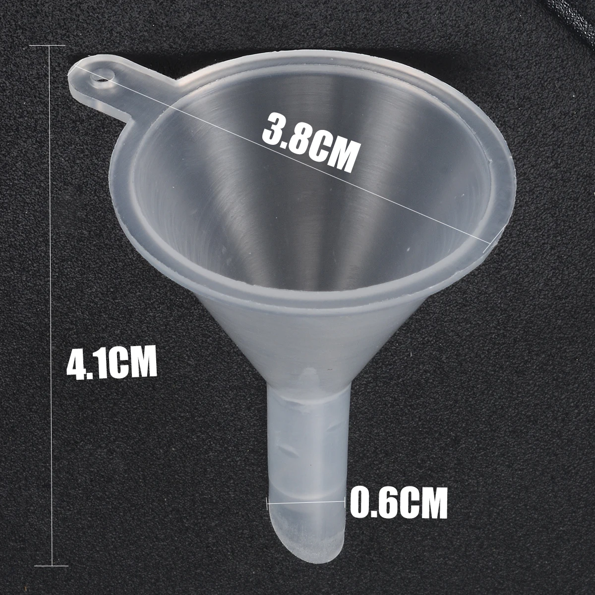 5pcs/lot Mini Plastic Funnel set Clear Funnel Hopper Perfume Diffuser Oil Liquid Lab Filling Tool for Home Kitchen Gadgets