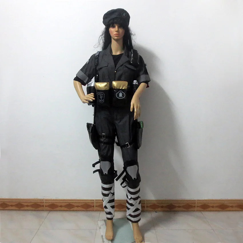 

Tom Clancy's Rainbow Six Siege Caveira Christmas Party Halloween Uniform Outfit Cosplay Costume Customize Any Size