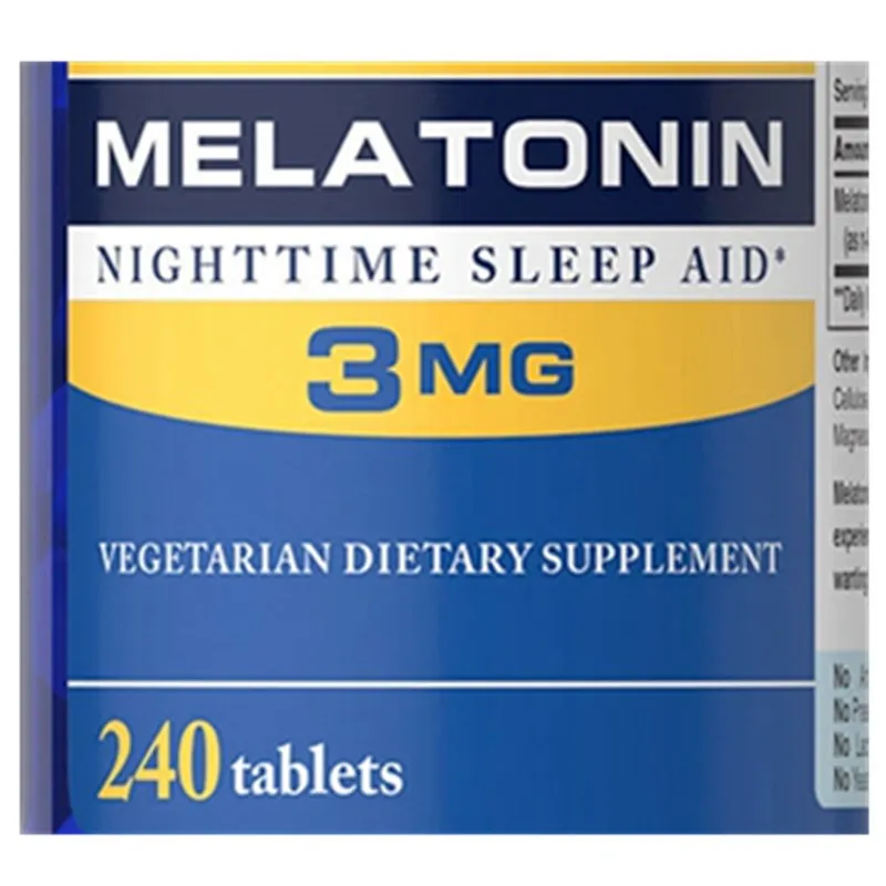 

Super Strength Melatonin 3mg*240 pcs Help improve sleep nighttime sleep aid free shipping