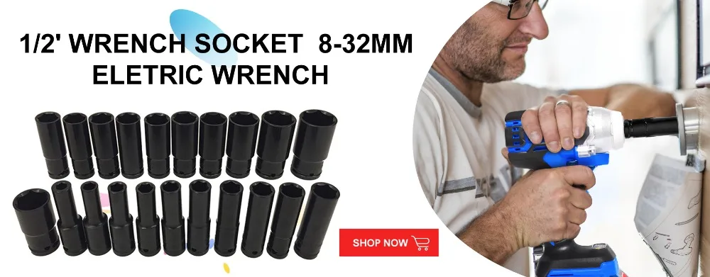 TENWA Brushless Electric Wrench 21V Impact Wrench Socket   4000mAh Li Battery Hand Drill Installation Power Tools
