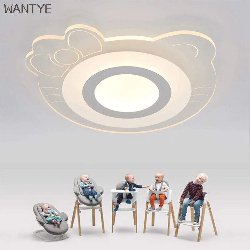 

Creative Cartoon Ceiling Light Modern Acrylic LED Ceiling Lights Lamp Luminaria Dimmable for Kids room Bedroom free shipping