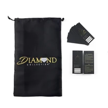 Заказное наращивание волос упаковка атласные шелковые мешки и бумажные качели бирки этикетки, человеческие девственные упаковка для волос сумки и ярлыки для обслуживания волос