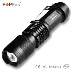 Poppas Увеличить CREE XML T6 L2 фонарик светодиодный фонарик 5 Режим влагозащищенный