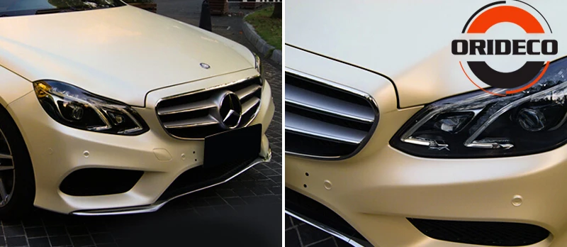 light golden brushed metallic chrome vinyl car wraps 4