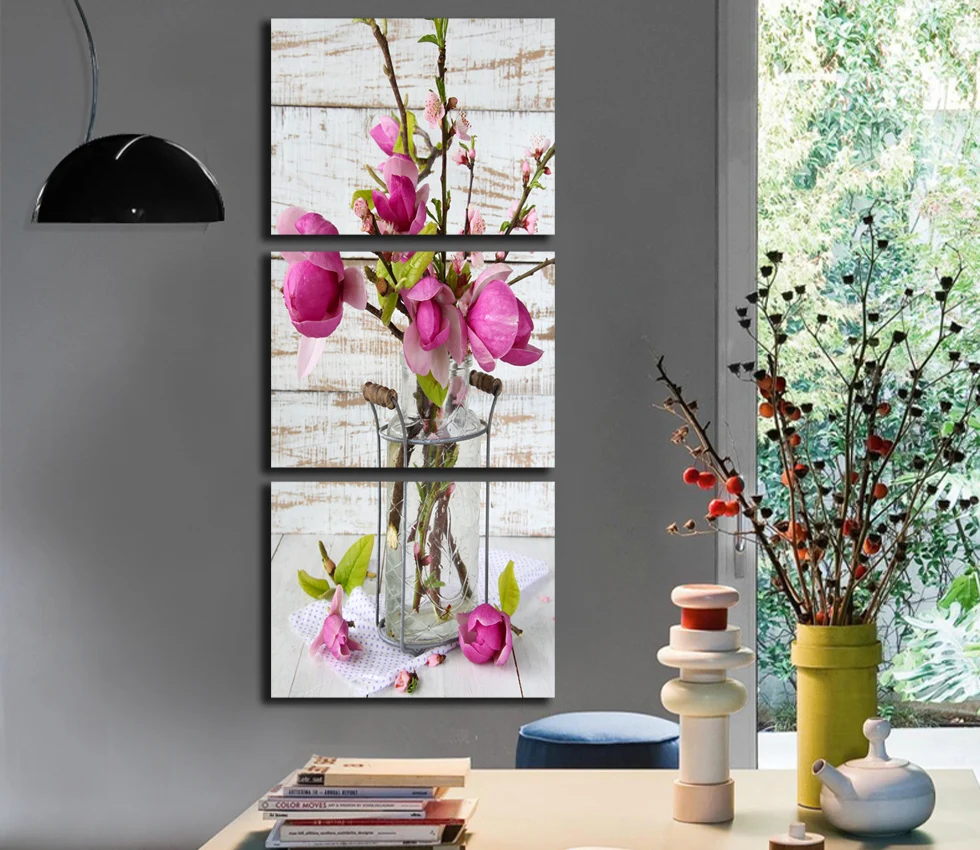 Продажа без рамки холст живопись краски напечатанные стены висит спа цветок