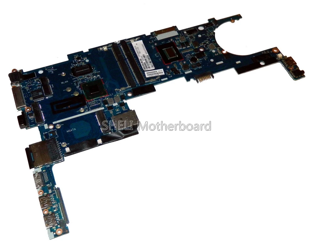 

SHELI 702849-001 702849-501 702849-601 Laptop Motherboard For HP EliteBook Folio 9470M 6050A2514101 i5-3427U System Board