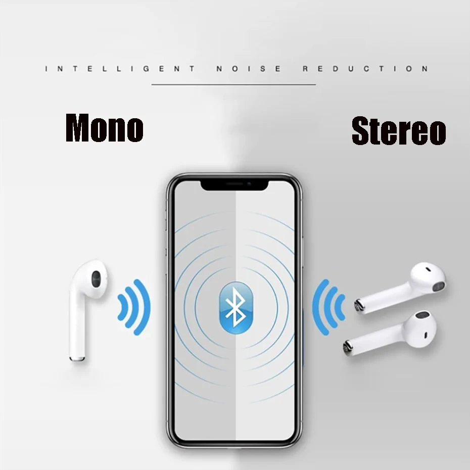 MOUSEMI Wireless Earphone Bluetooth Earpieces Headphone Running Hifi Earphones Stereo TWS i12 Headset Earbuds For Samsung Xiaomi (4)