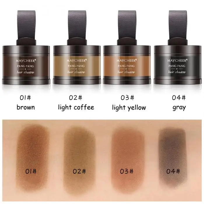 Hairline Shadow Powder 4 цвета быстрый ремонт волос слоеное наполнение тонких волос Прямая поставка