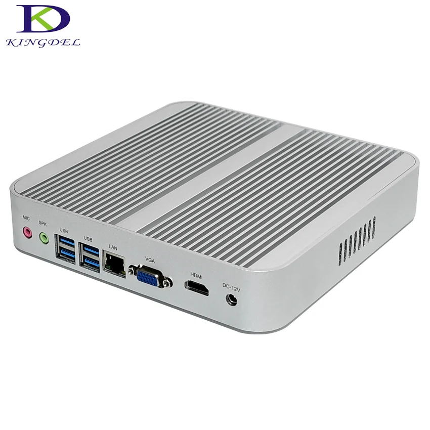 i5-6260U Fanless Mini Computer,Desktop Micro PC,Intel Iris Graphics540,Nettop,4K HTPC,HDMI+VGA+4USB3.0,300M Wifi,Windows 10 Pro