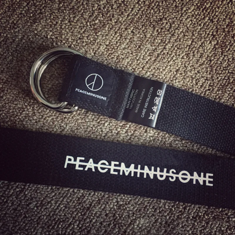 Kpop Bigbang Gdragon в том же стиле пояс с надписью «peaceminusone» пояс