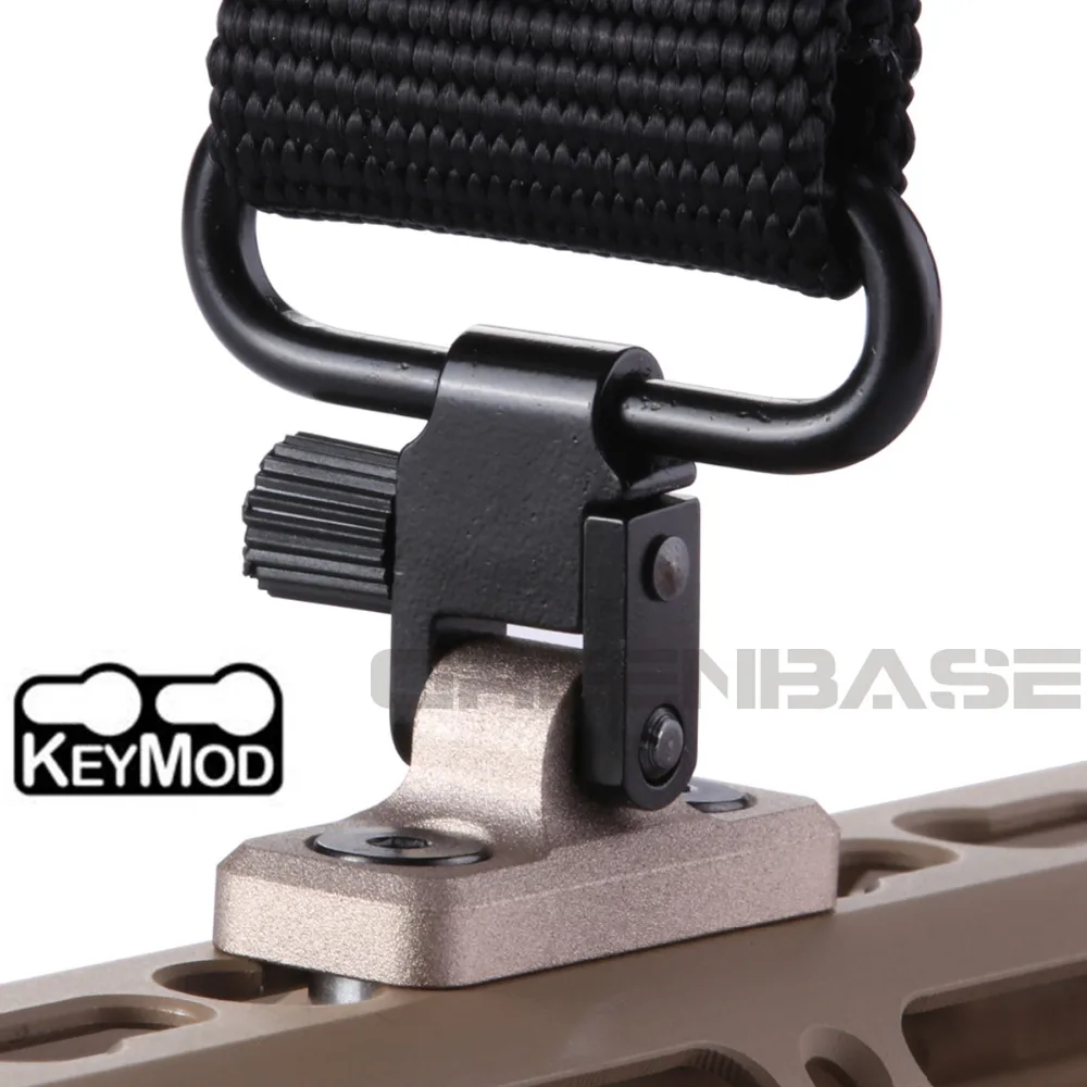 Greenbase Keymod винтовка Sling Mount Sling Adapter пистолет Sling Attachment для Keymod system fit Uncle Mikes style Sling Swivel