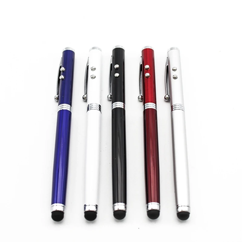1 шт многофункциональная ручка светодиодный фонарь-ручка лазерная указка pen Сенсорный экран и стилус