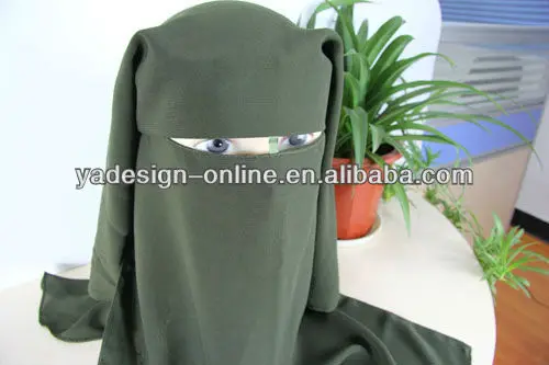 Горячая длинная мусульманская маска мусульманская вуаль niqab