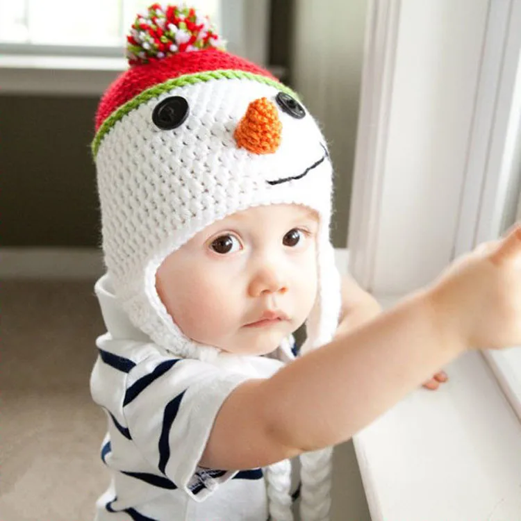 baby snowman hat