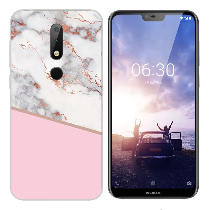 Arvin Cover for Nokia X6 2018 Case Nokia 3.1 6.1 Smart Back Protective Fundas Painted Phone Cover for Nokia 2 3 5 6 7 8 9 Shell (16)