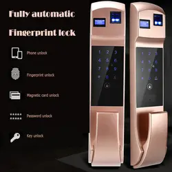 PENGBO 5 In 1 Smart Fingerprint Lock Electronic Lock  With APP Fingerprint Passwords Cards Key Unlock