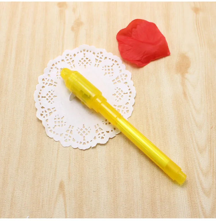 7pcslot Invisible Ink Pen Creative Magic UV invisible Light Pen Safety Funny Marker Pens For School Office Drawing Novelty Item (6)
