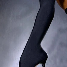 Новинка года; пикантные эластичные женские сапоги до колена на высоком каблуке с открытым носком и вырезами; ботильоны; женская обувь без застежки