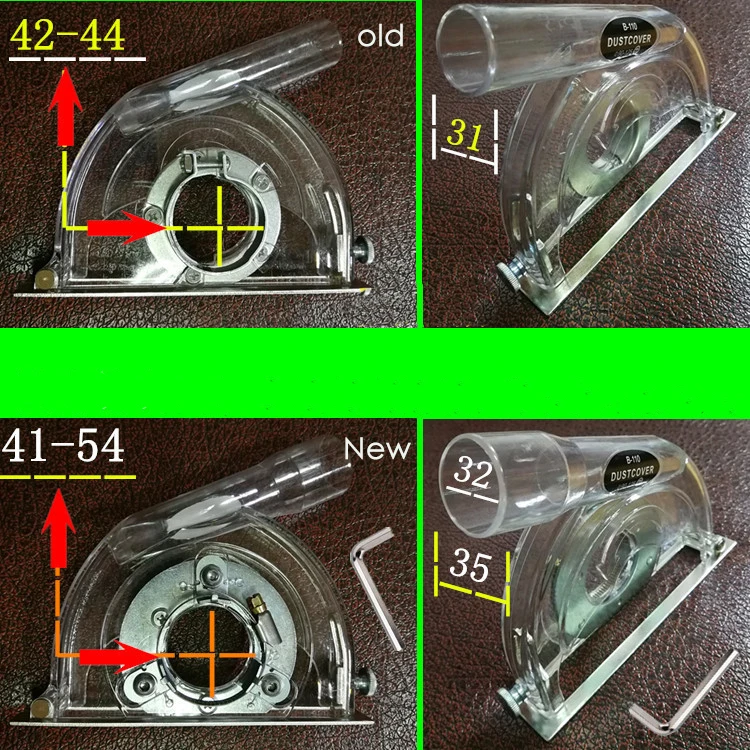 Стиль режущий пылезащитный кожух шлифовальный чехол для угловой шлифовальной машины и " /4"/" пильные диски