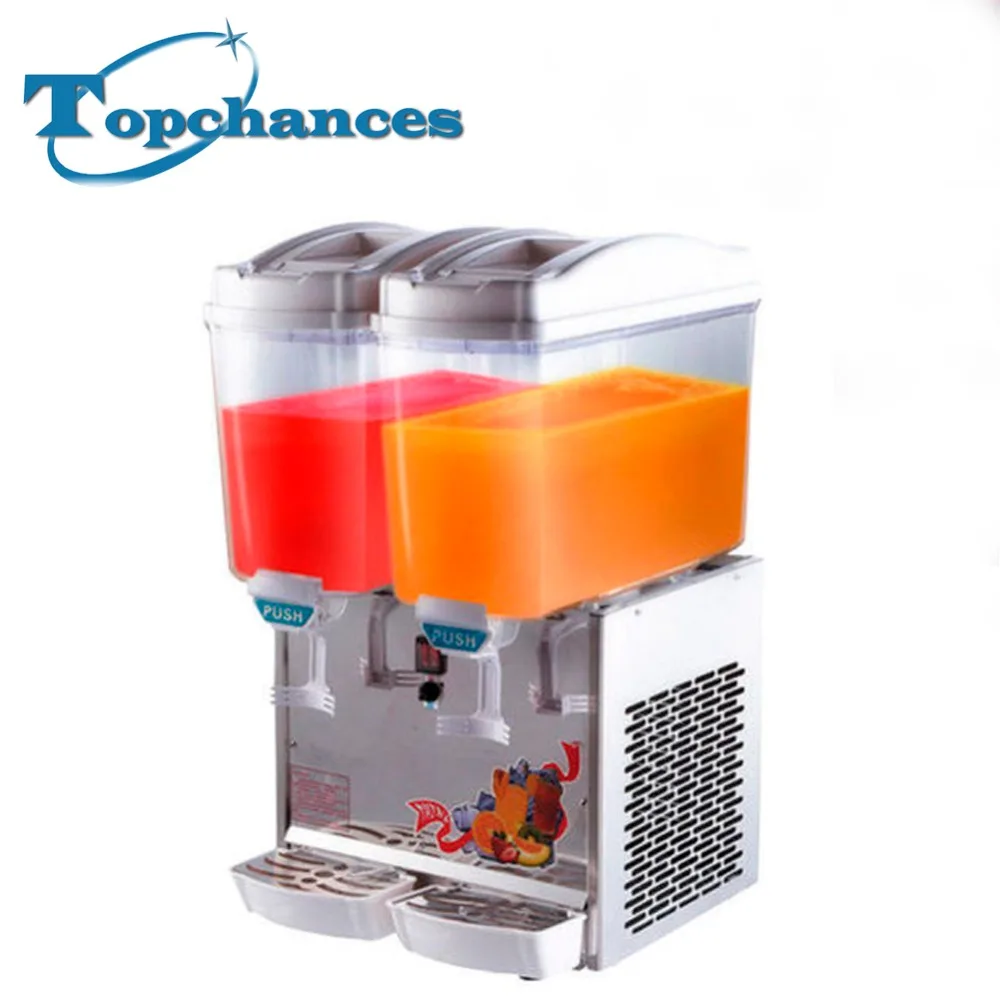 

High Quality New 220V 2*17L Commercial Fruit Juice Machine Double Cylinders Beverage Machine