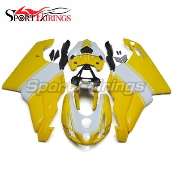 

Complete Yellow White Fairings For Ducati Monoposto 999 749 999s 749s 03 04 2003 2004 ABS Plastics Fairing Kits Cowling Panels