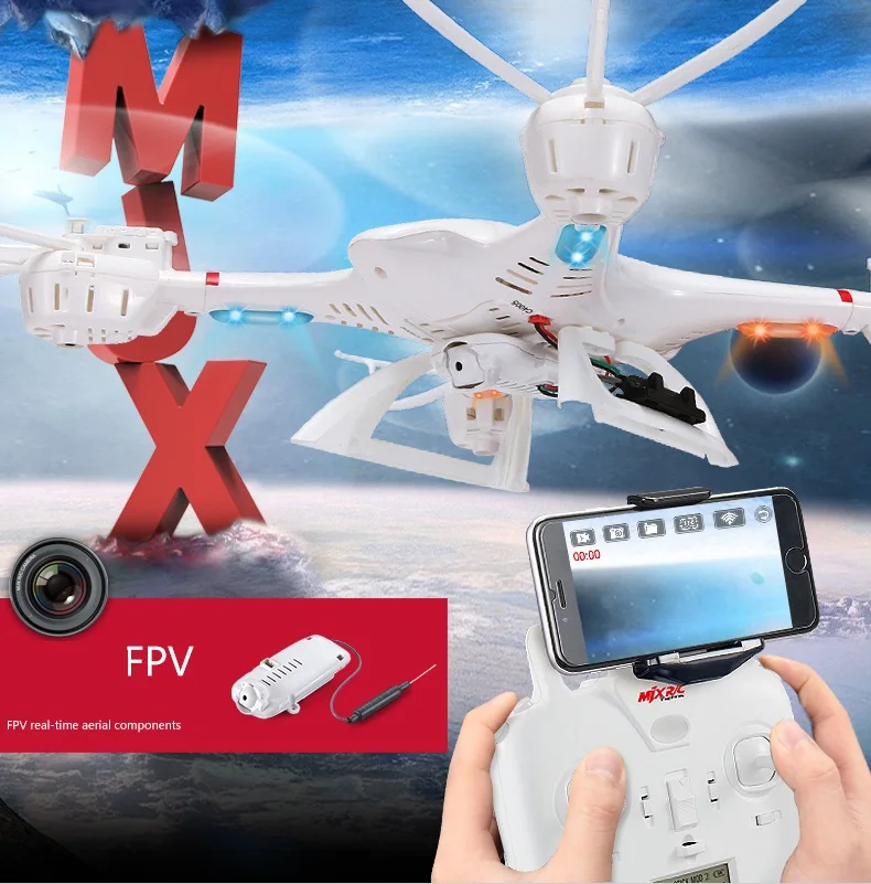 YUKALA X400 2 4G RC quadcopter drone rc helicopter 6 axis can add C4005 camera FPV