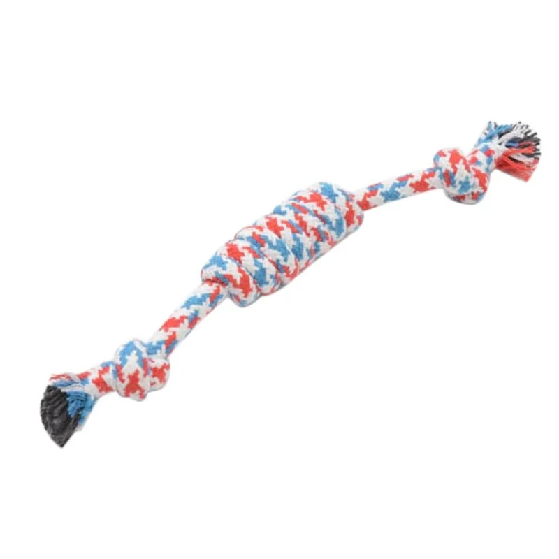 

2018 Pet Toys for dog funny Chew Knot Cotton Bone Rope Puppy Dog toy Pets Dogs Pet Supplies Small Dogs