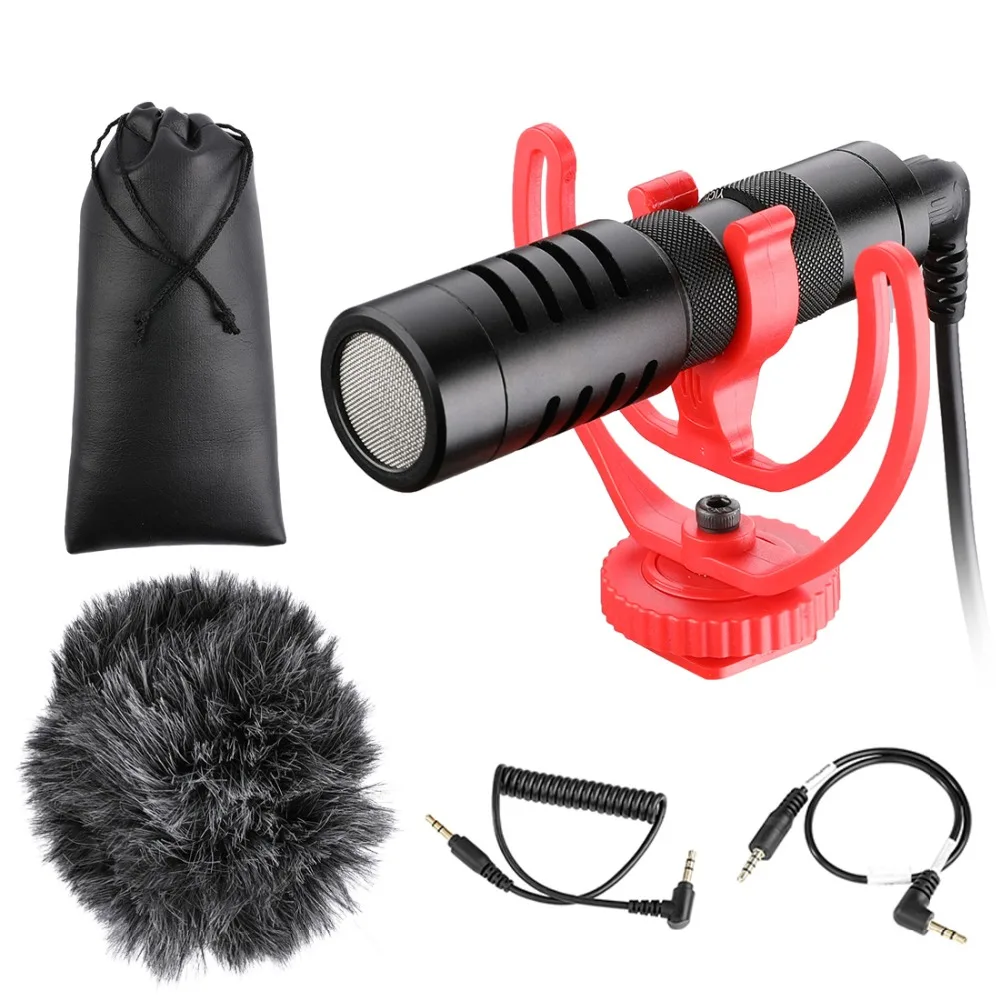 YC VM100 Video Record Microphone Compact Video Micro On Camera