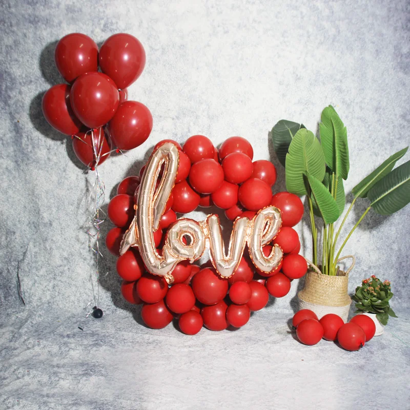 

Ruby Red Balloons Princess Christmas Decorations 2019 Happy New Year Ballon Aluminum Balloons Wedding Birthday Party Supplies