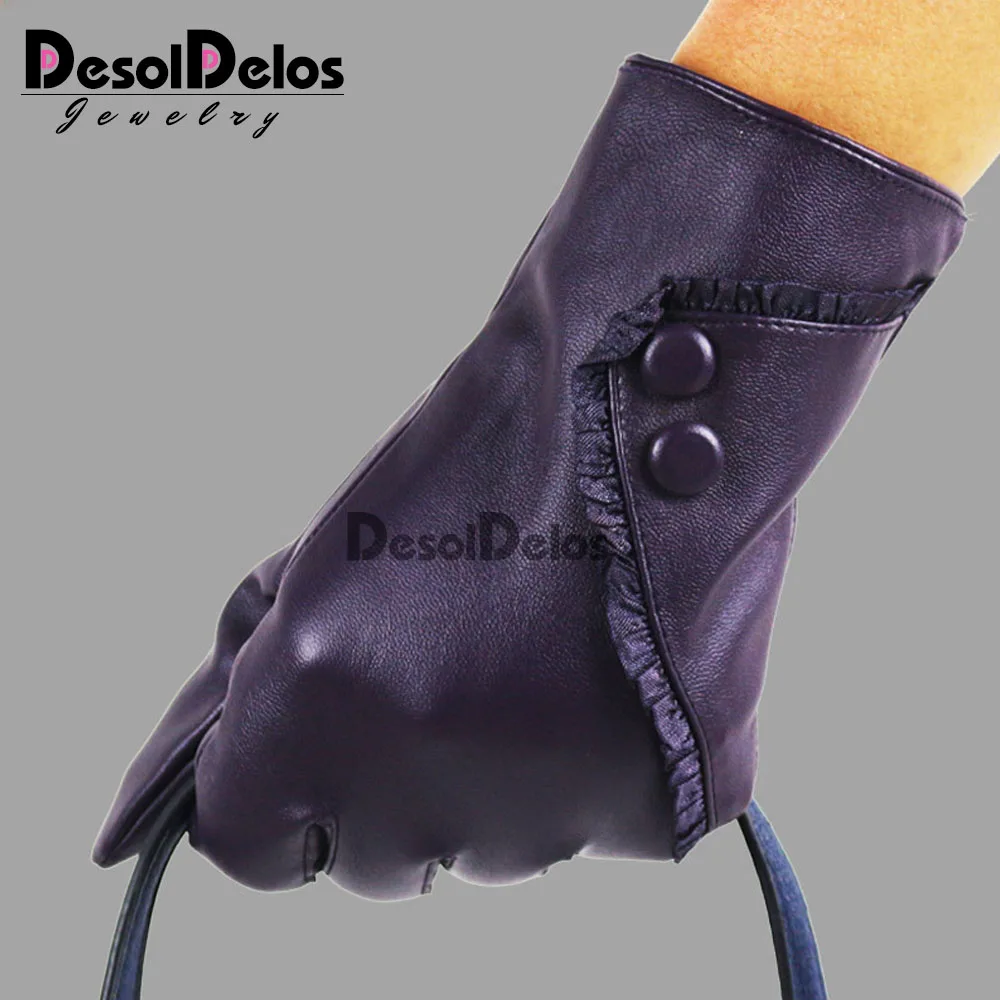 2019 Fashion Women christmas gloves warm Lady Soft Leather Gloves Winter Warm Mitten Xmas Gift Black Mittens 2019 Fashion Women christmas gloves warm Lady Soft Leather Gloves Winter Warm Mitten Xmas Gift Black Mittens