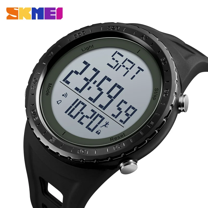 

SKMEI Digital Watch Men Top Brand Sport Watch Fitness Calorie Countdown Waterproof Military Electronic Watches Relogio Masculino