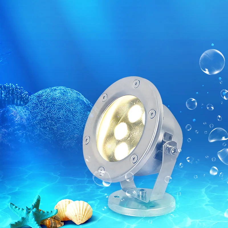 1 шт./лот RGB зеленый синий желтый белый 6 Вт 9 Вт 12 Вт 18 Вт 24 Вт 36 Вт Светодиодный светильник для пруда Точечный светильник светодиодный подводный светильник светодиодный