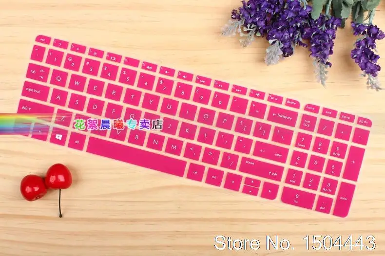 rose Для Hp 15-Ab* 15-Ac* 15-Ae* 15-Af* 15-An* 15-Ak* Серия защитный чехол для клавиатуры - Цвет: rose