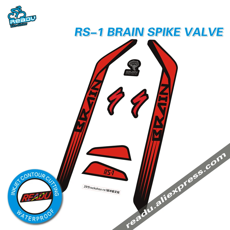 

rochshox rs-1 Brain front fork stickers 29-inch mountain bike decals bicycle stickers