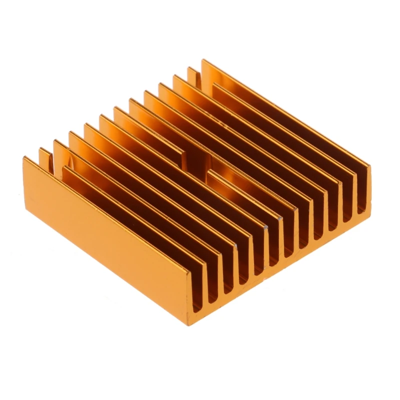 

3D Printer Makerbot Accessories MK7/MK8 Heat Sink 40x40x11 Gloden Heatsink 3D Printer Accessories