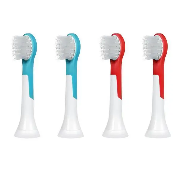 4pcs/Pack Electric Toothbrush Heads for Philips Sonicare Kids HX6044 HX6042 R710 RS910 Children Replacement Tooth Brush Heads