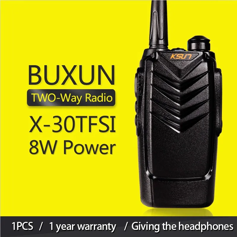 KSUN X-30TFSI Walkie Talkie 5W Handheld  Portable Radio UHF 400-470MHz Ham Radio A0601A buxun x30