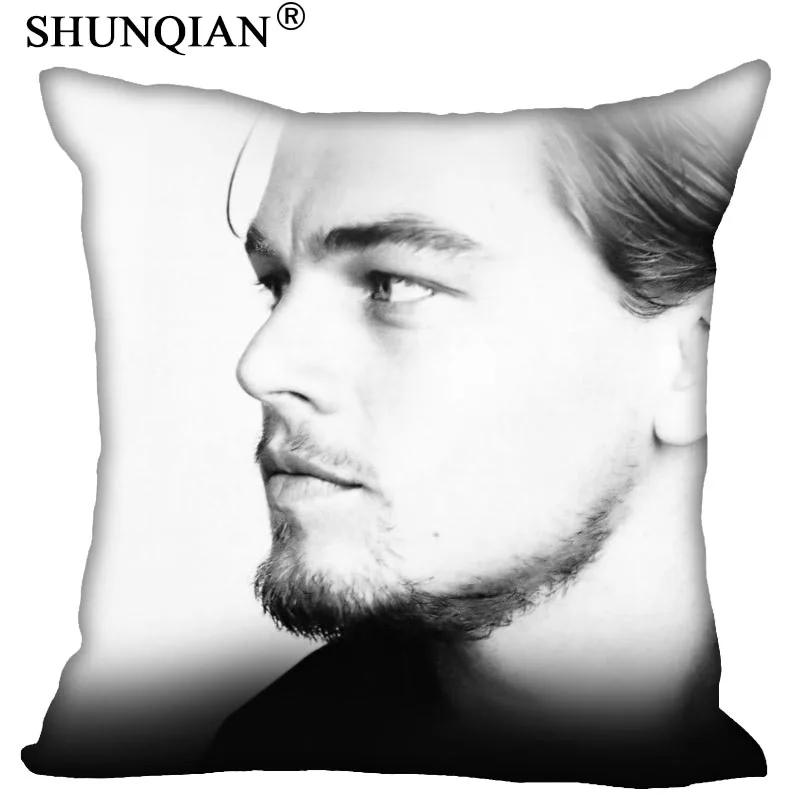 Наволочка Leonardo DiCaprio квадратная Декоративная на молнии для дома свадебный