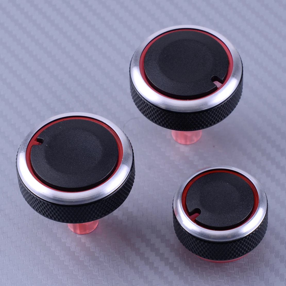 

CITALL 3pcs Car Air Condition A/C Heater Climate Dash Control Switch Knobs for Nissan Cube Versa Note Micra Almera 2016 2017