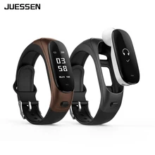 Juessn Earband Smart Bracelet V08 Heart Rate Monitor Blood Pressure Fitness Tracker Pedometer Smart Wristband for Android IOS