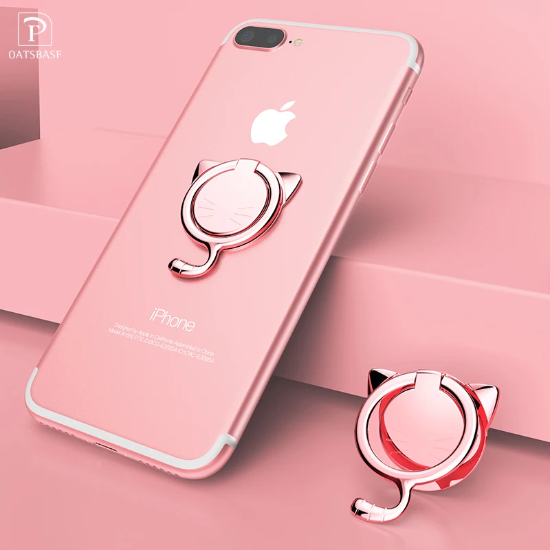 Oatsbasf 360 Degree rotate Finger Ring Mobile Smartphone Stand Holder For iPhone XS Max Xiaomi Samsung S9 All Smart Phone Holder Oatsbasf 360 Degree rotate Finger Ring Mobile Smartphone Stand Holder For iPhone XS Max Xiaomi Samsung S9 All Smart Phone Holder