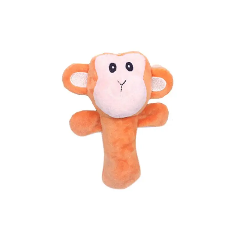 Squeaking Dog Toy Stuffed Plush Playing Toys Monkey Shape Plush Chew Molar Squeaky Toys for Dogs Puppy Toys to Clean the Teeth - Цвет: D