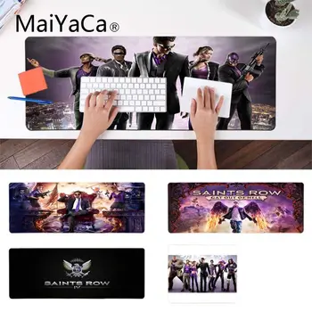 

MaiYaCa Gaming Mouse Pad Vintage Cool Saints Row mouse pad gamer play mats Laptop Gaming Lockedge Mice Mousepad