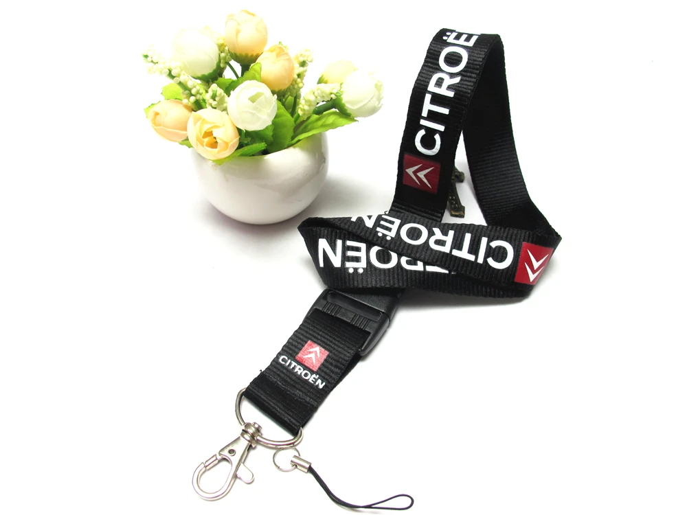 Мужской Автомобильный логотип CITROEN ремешок для ключей ID бейдж держатели ремешки на шею для мобильного телефона для CITROEN